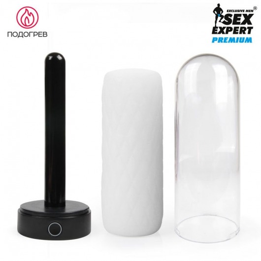 Оригинальный мастурбатор в колбе с нагревом - Sex Expert - в Коврове купить с доставкой