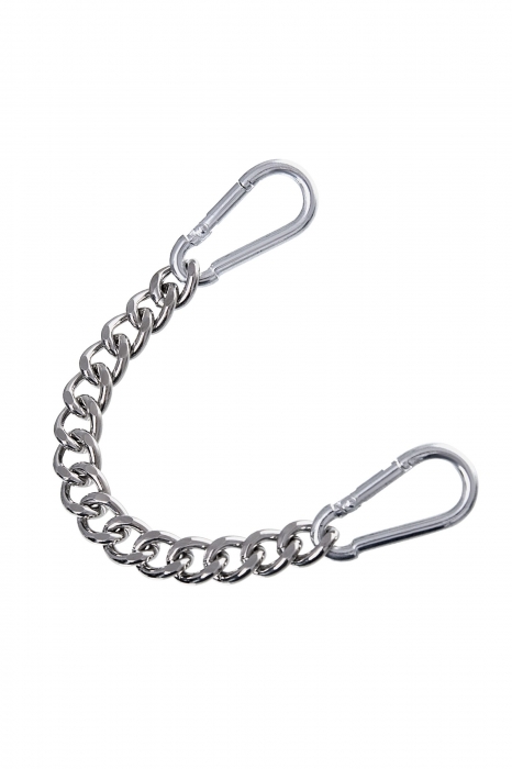 Черные кожаные оковы с двумя ремнями и контрастной строчкой - Pecado - купить с доставкой в Коврове