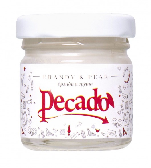 Массажная свеча Brandy   Pear - 35 мл. - Pecado - купить с доставкой в Коврове
