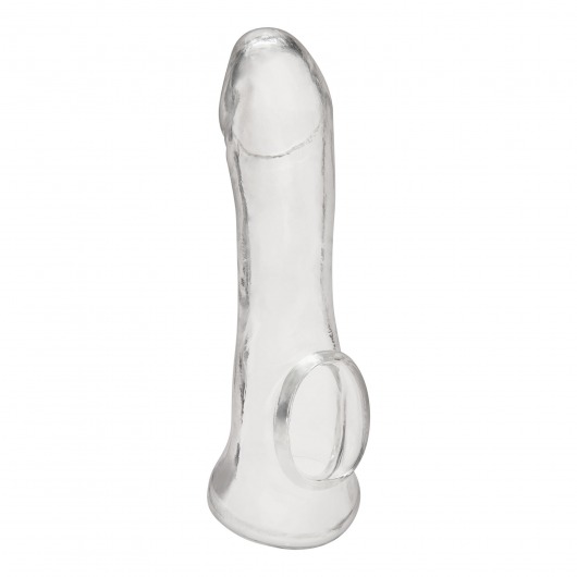 Прозрачная насадка на пенис Transparent Penis Enhancing Sleeve Extension - 15,9 см. - BlueLine - в Коврове купить с доставкой