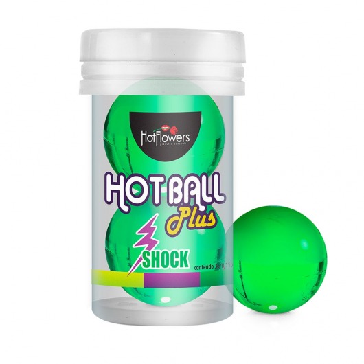 Лубрикант на силиконовой основе Hot Ball Plus с покалывающим эффектом (2 шарика по 3 гр.) - HotFlowers - купить с доставкой в Коврове
