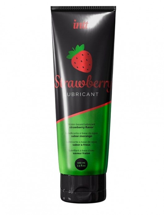 Смазка на водной основе с ароматом клубники Strawberry Lubricant - 100 мл. - INTT - купить с доставкой в Коврове