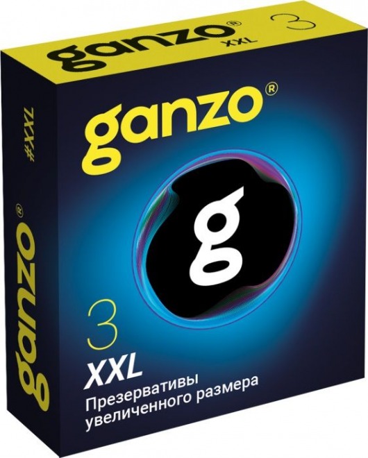 Презервативы увеличенного размера Ganzo XXL - 3 шт. - Ganzo - купить с доставкой в Коврове