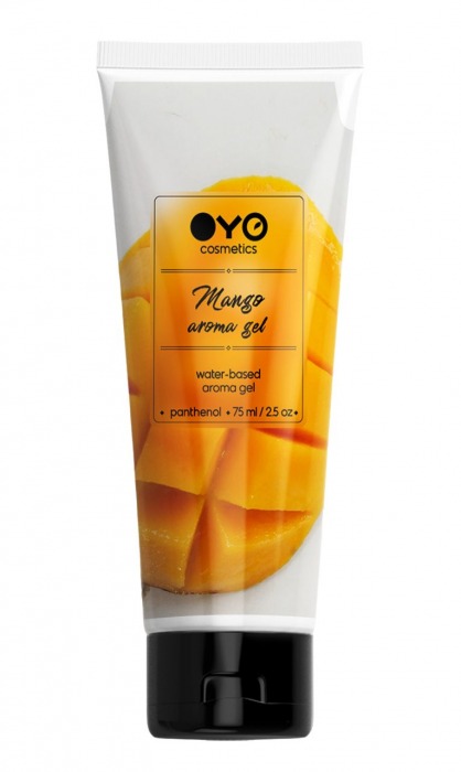 Лубрикант на водной основе OYO Aroma Gel Mango с ароматом манго - 75 мл. - OYO - купить с доставкой в Коврове