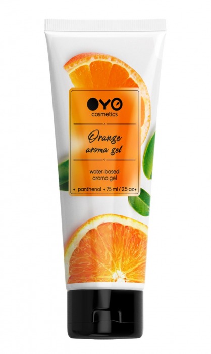 Лубрикант на водной основе OYO Aroma Gel Orange с ароматом апельсина - 75 мл. - OYO - купить с доставкой в Коврове