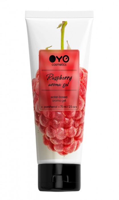 Лубрикант на водной основе OYO Aroma Gel Raspberry с ароматом малины - 75 мл. - OYO - купить с доставкой в Коврове