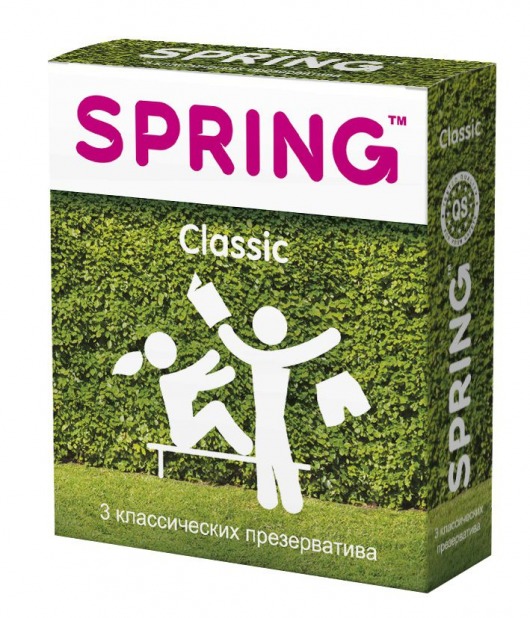 Классические презервативы SPRING CLASSIC - 3 шт. - SPRING - купить с доставкой в Коврове