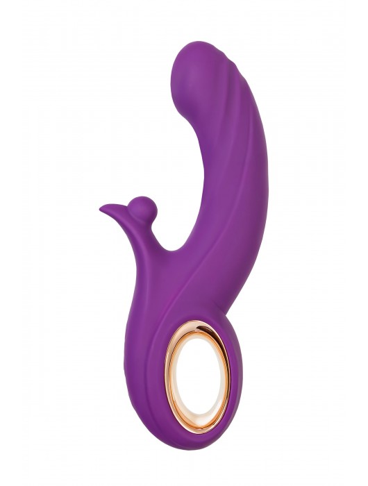 Фиолетовый вибратор Julli с функций Up Down - 20,5 см. - JOS