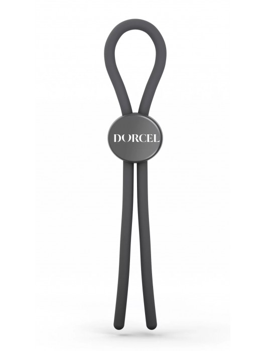 Серое эрекционное лассо на пенис Mr Dorcel - Dorcel - в Коврове купить с доставкой