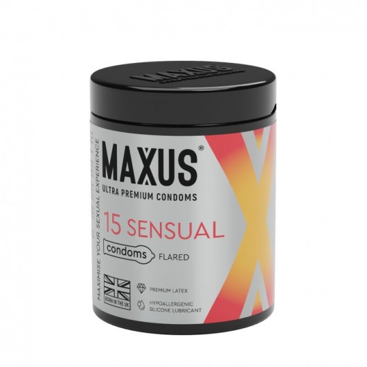 Анатомические презервативы MAXUS Sensual - 15 шт. - Maxus - купить с доставкой в Коврове