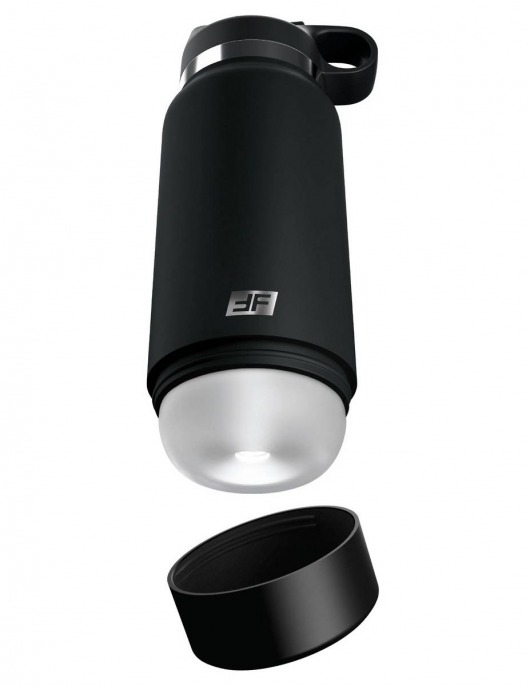 Черный мастурбатор в виде бутылки Fap Flask - Pipedream - в Коврове купить с доставкой