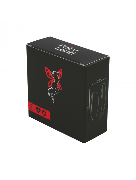 Зеленый гибкий вибратор для пар с пультом ДУ - Волшебная страна