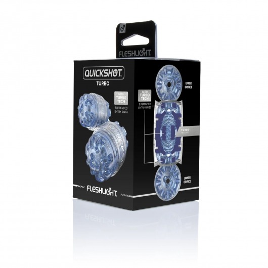 Мастурбатор Fleshlight Quickshot Turbo Blue Ice - Fleshlight - в Коврове купить с доставкой