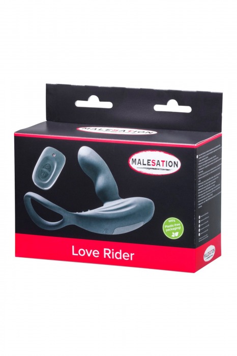 Стимулятор простаты с эрекционным кольцом Love Rider - MALESATION - в Коврове купить с доставкой