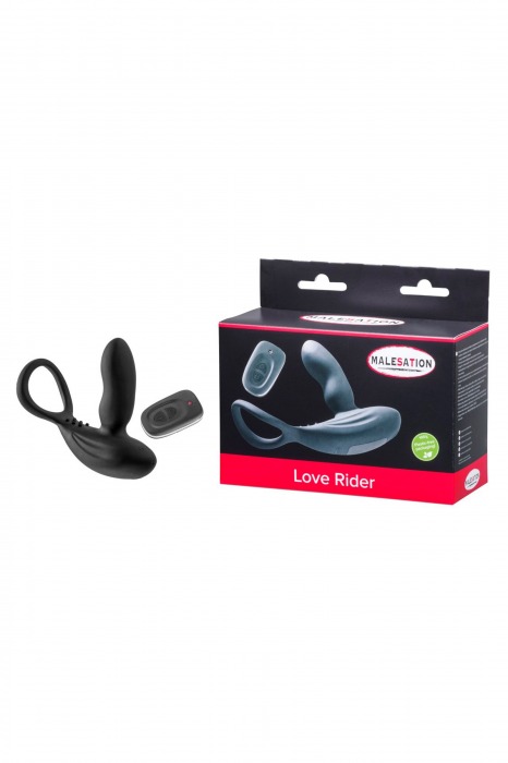 Стимулятор простаты с эрекционным кольцом Love Rider - MALESATION - в Коврове купить с доставкой