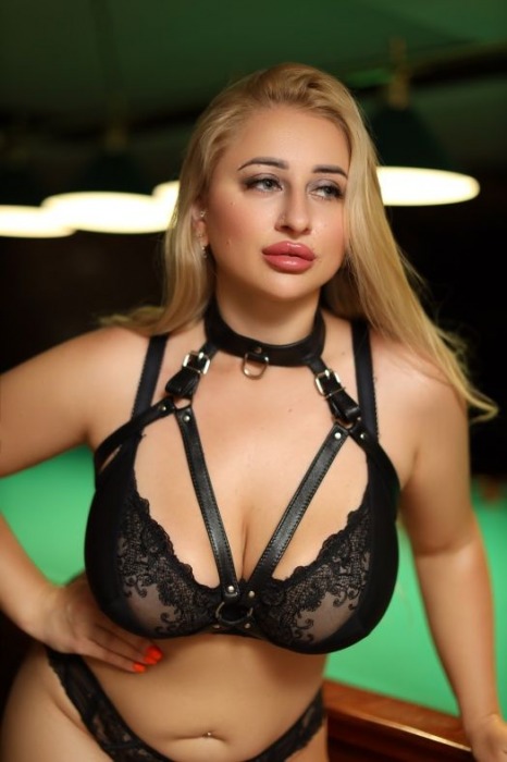 Черная кожаная сбруя с ошейником plus size из нежной кожи - БДСМ Арсенал - купить с доставкой в Коврове