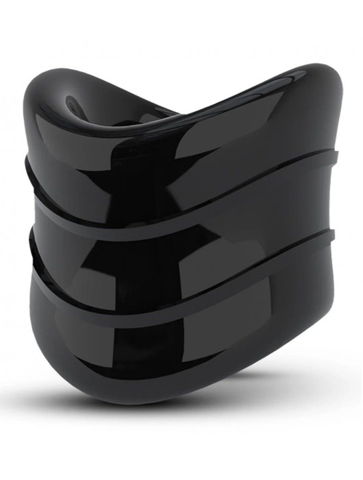 Черное эрекционное кольцо на мошонку Beef Ball Stretcher Snug X Long - Blush Novelties - в Коврове купить с доставкой