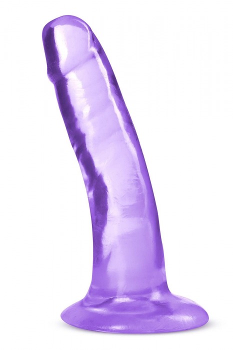Фиолетовый фаллоимитатор Hard N’ Happy - 14 см. - Blush Novelties