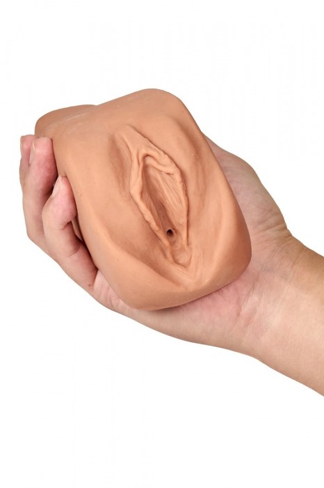 Маструбатор-вагина с вибрацией Soft   Wet Renata Realistic Tan Masturbator - Blush Novelties - в Коврове купить с доставкой