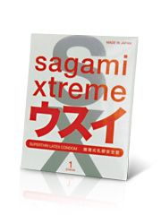 Ультратонкий презерватив Sagami Xtreme SUPERTHIN - 1 шт. - Sagami - купить с доставкой в Коврове