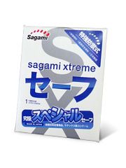 Презерватив Sagami Xtreme Ultrasafe с двойным количеством смазки - 1 шт. - Sagami - купить с доставкой в Коврове