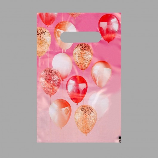 Пакет «Праздничные шары» с вырубной ручкой (20х30 см) - UPAK LAND - купить с доставкой в Коврове