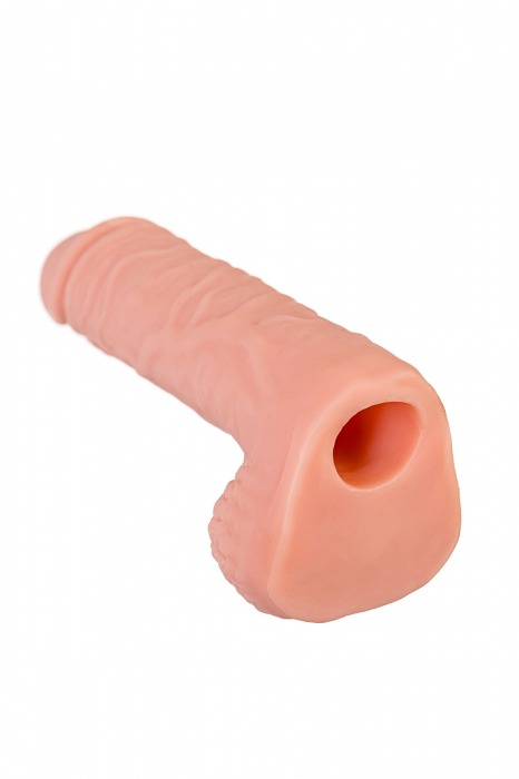 Телесная удлиняющая фаллическая насадка - 16 см. - ToyFa - в Коврове купить с доставкой
