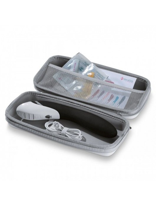 Вибратор с электростимуляцией Sizzling Simon Black Edition - 27 см. - MyStim - купить с доставкой в Коврове