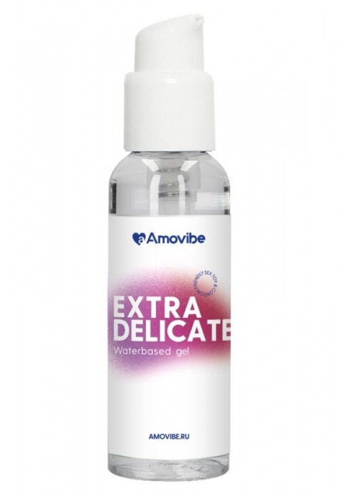 Гель на водной основе Amovibe Extra Delicate - 100 мл. - Amovibe - купить с доставкой в Коврове