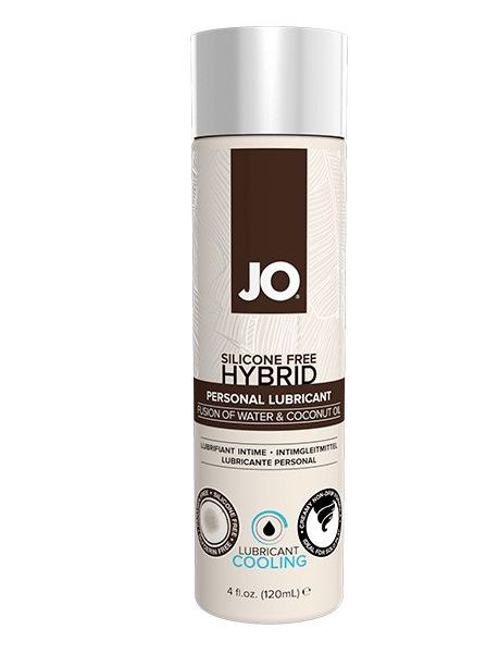 Водно-масляный лубрикант с охлаждающим эффектом JO Silicon free Hybrid Lubricant COOLING - 120 мл. - System JO - купить с доставкой в Коврове