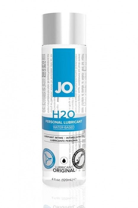 Нейтральный лубрикант на водной основе JO Personal Lubricant H2O - 120 мл. - System JO - купить с доставкой в Коврове