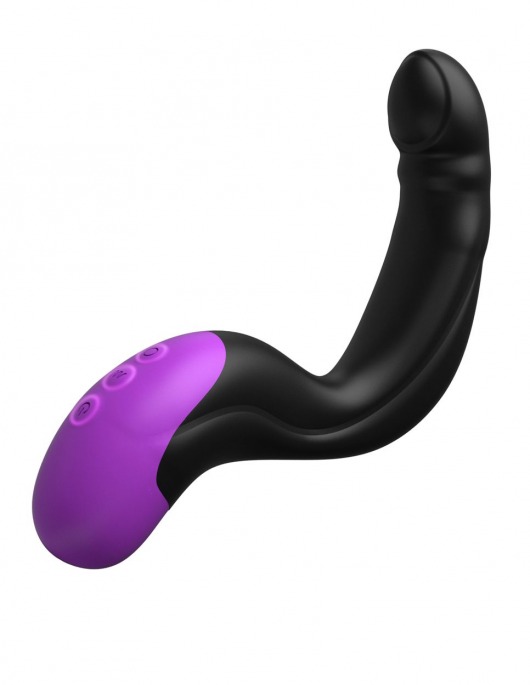 Черно-фиолетовый вибромассажёр простаты Hyper-Pulse P-Spot Massager - Pipedream - в Коврове купить с доставкой