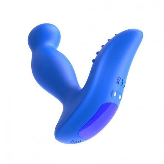 Синий вибромассажер простаты 3,5’’ P-spot Massager - 12,5 см. - Erokay - в Коврове купить с доставкой