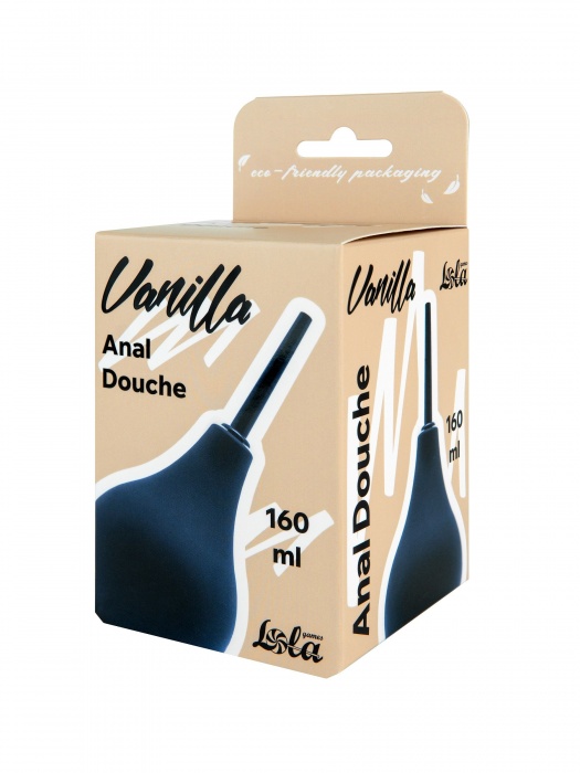 Черный анальный душ Anal Douche M - Lola Games - купить с доставкой в Коврове