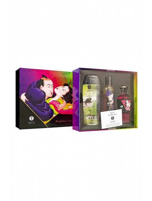 Подарочный набор Fruity Kisses из 3 предметов - Shunga - купить с доставкой в Коврове