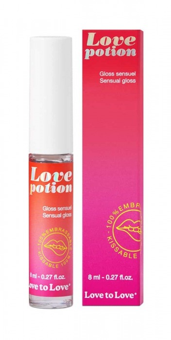 Возбуждающий блеск для губ Love Potion - 8 мл. - Love to Love - купить с доставкой в Коврове