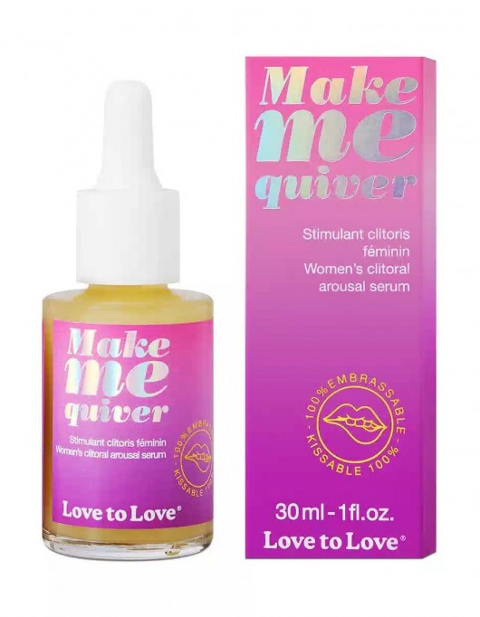 Возбуждающие капли для клитора Make Me Quiver - 30 мл. - Love to Love - купить с доставкой в Коврове