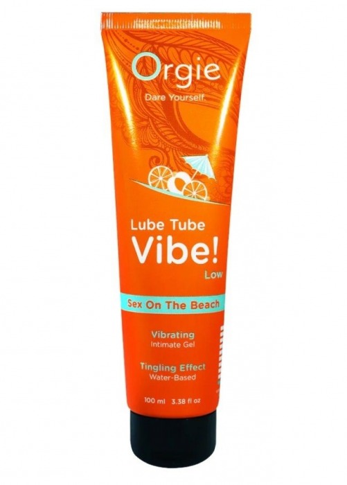 Гель с эффектом вибрации Lube Tube Vibe Low Sex On The Beach - 100 мл. - ORGIE - купить с доставкой в Коврове
