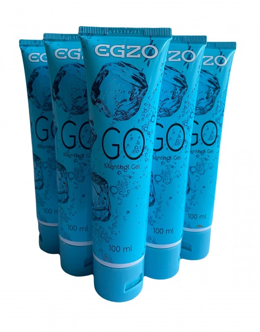 Набор из 5 пролонгирующих лубрикантов на водной основе Egzo Go (по 100 мл.) - EGZO - купить с доставкой в Коврове