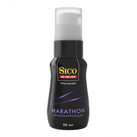 Пролонгирующая гель-смазка Sico Marathon - 50 мл. - Sico - купить с доставкой в Коврове