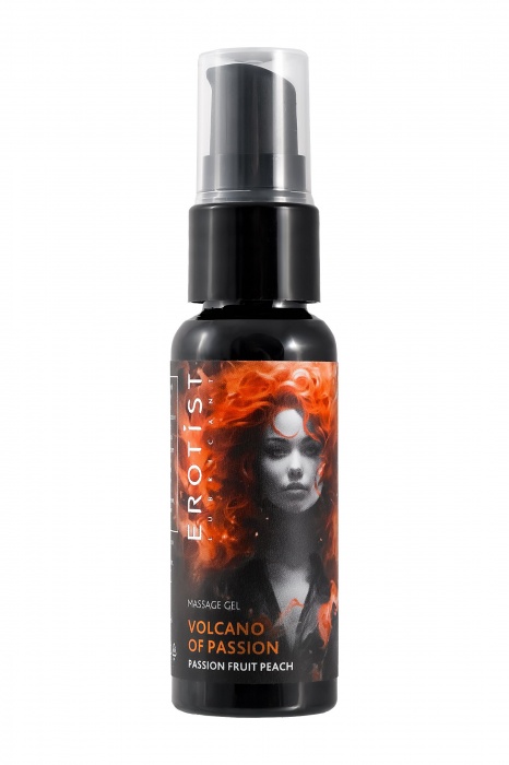 Гель с эффектом вибрации Volcano Of Passion со вкусом персика и маракуйи - 25 мл. - Erotist Lubricants - купить с доставкой в Коврове