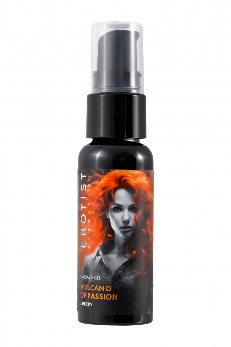 Гель с эффектом вибрации Volcano Of Passion со вкусом вишни - 25 мл. - Erotist Lubricants - купить с доставкой в Коврове