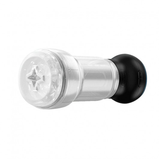Набор PowerBlow   Feel Pocket Stroker Crystal: мастурбатор и интерактивная насадка - Kiiroo - в Коврове купить с доставкой