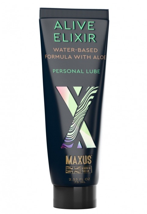 Интимный гель на водной основе MAXUS Alive Elixir - 75 мл. - Maxus - купить с доставкой в Коврове