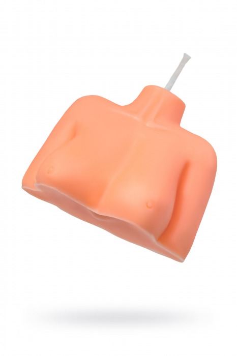 Оранжевая сувенирная свеча «Женский силуэт» - Pecado - купить с доставкой в Коврове