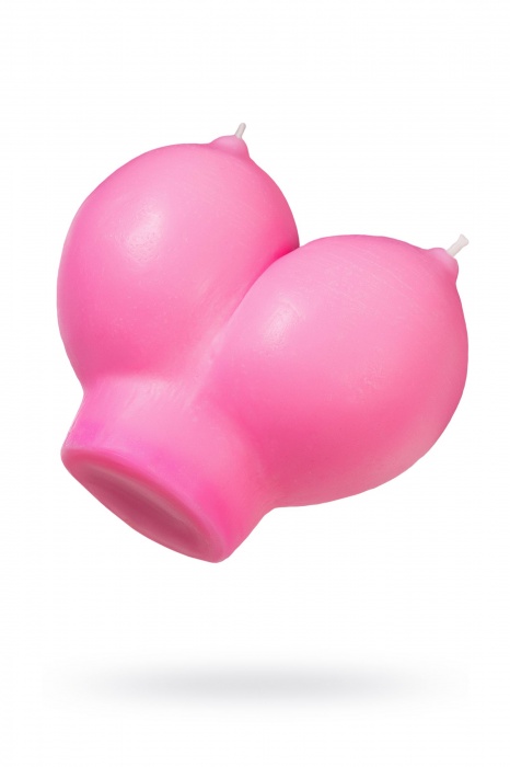 Розовая свеча «Сиськи» - 150 гр. - Pecado - купить с доставкой в Коврове