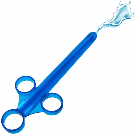 Синий шприц для введения лубриканта XL Lubricant Launcher - XR Brands - купить с доставкой в Коврове