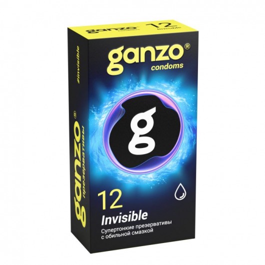 Супертонкие презервативы Ganzo Invisible - 12 шт. - Ganzo - купить с доставкой в Коврове