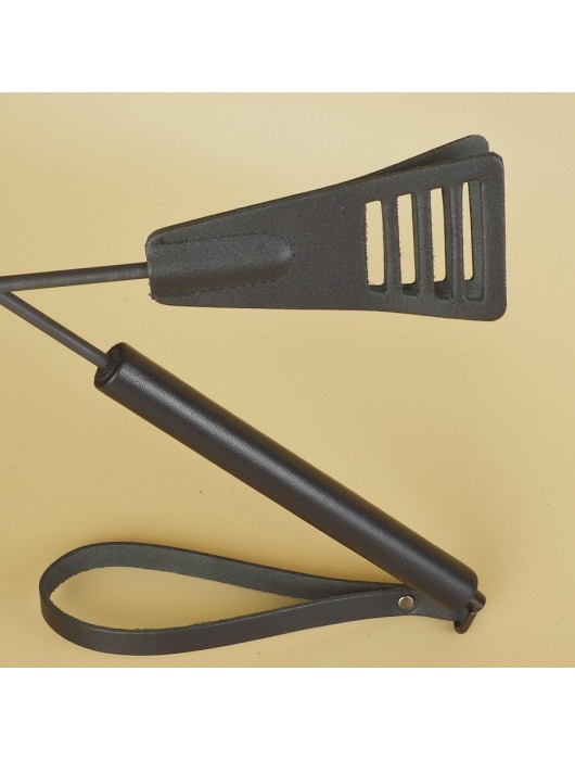 Черный кожаный стек «Сириус» - 60 см. - Sitabella - купить с доставкой в Коврове