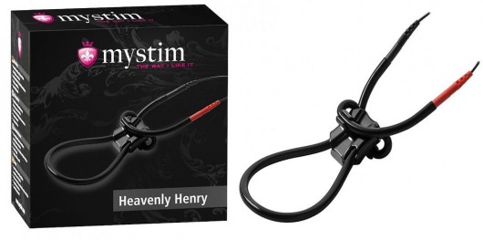 Эрекционное лассо для электростимуляции HEAVENLY HENRY - MyStim - купить с доставкой в Коврове